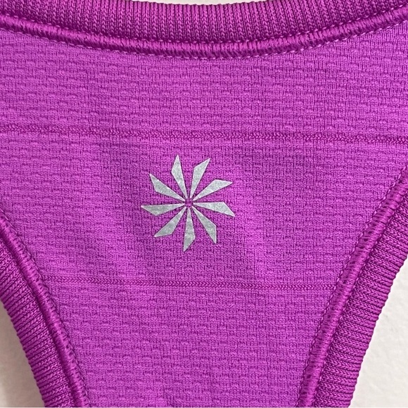 Athleta Fastest Track Stretch Tank Top Womens XL Purple Sleeveless Active Gym - Picture 6 of 9